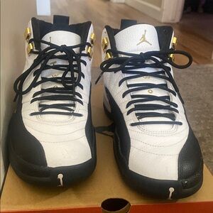 Jordan Black and White High-Top Sneakers